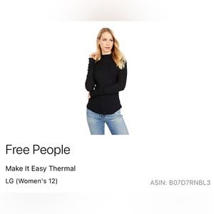 NWT - Free People long sleeve top